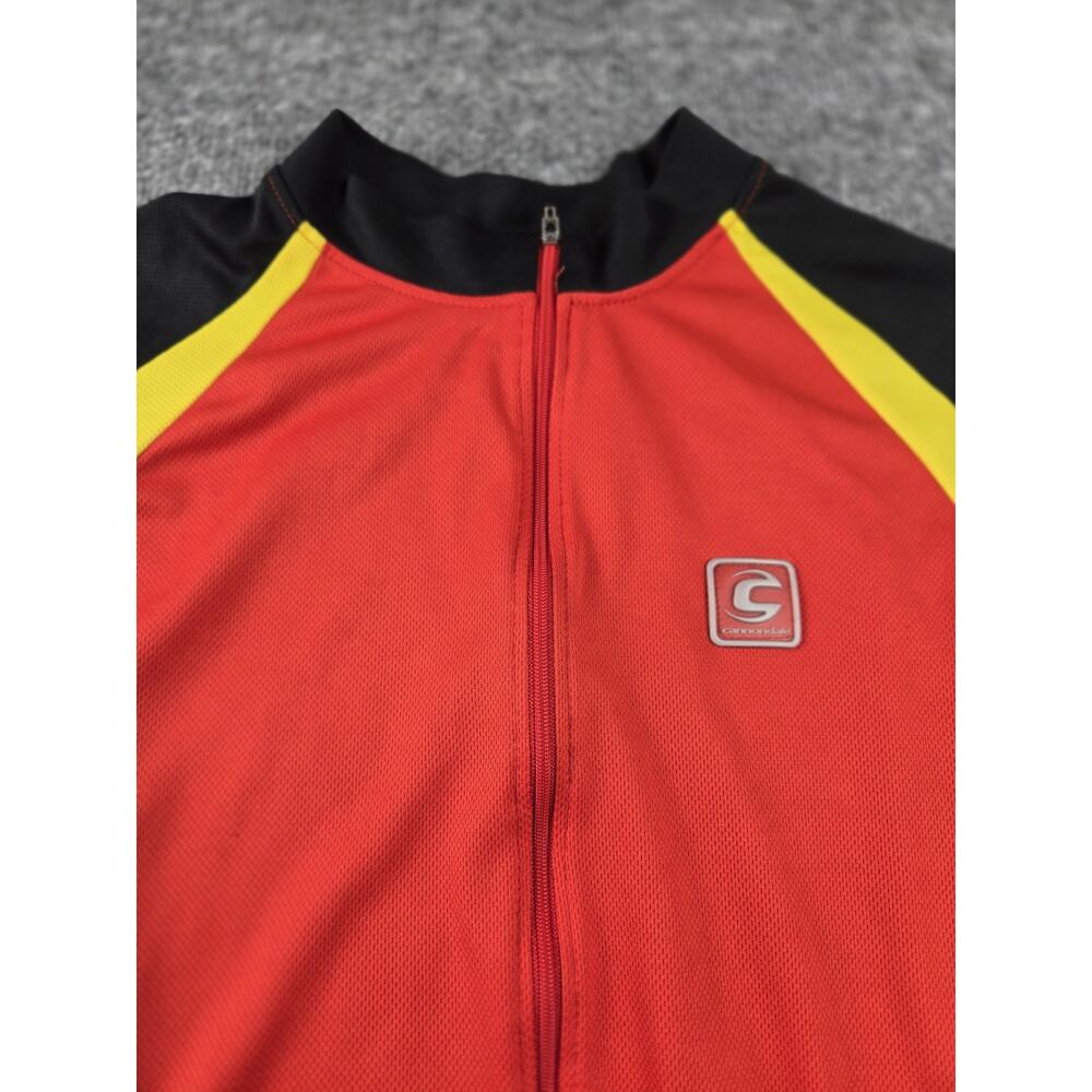 Cannondale‎ Men’s Cycling Jersey Size XL Red Black #458